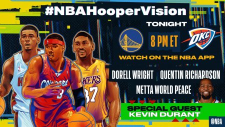 Дюрант маусымдық турнирде NBA HooperVision бағдарламасында өнер көрсетті